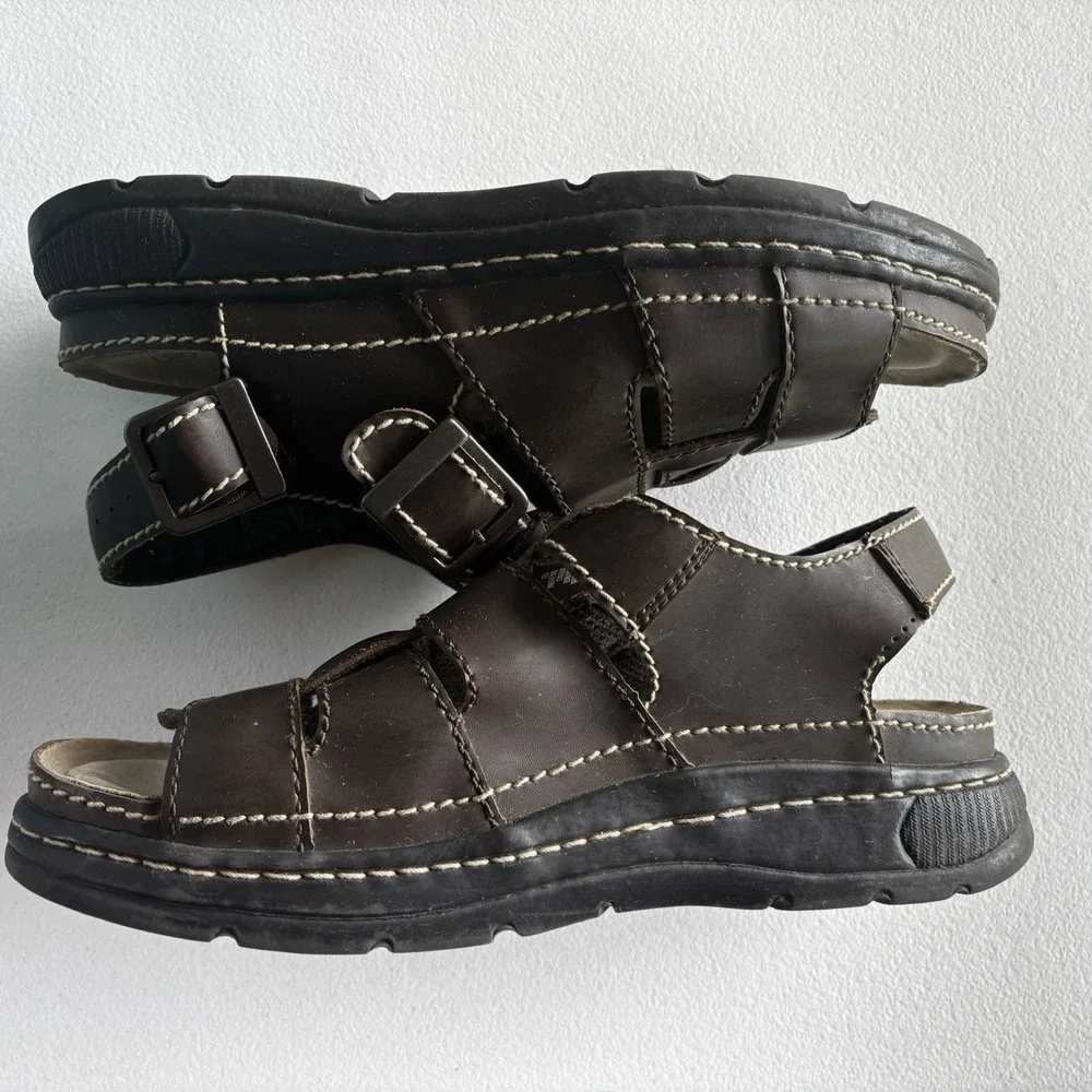 Vtg Y2K Faded Glory Hudson Sandals Mens 10 Chunky Fisherman Platform 90's Retro
